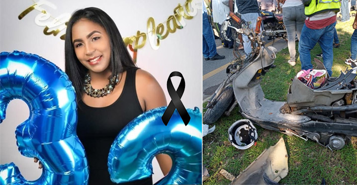 Joven mujer muere atropellada por camión en La Romana