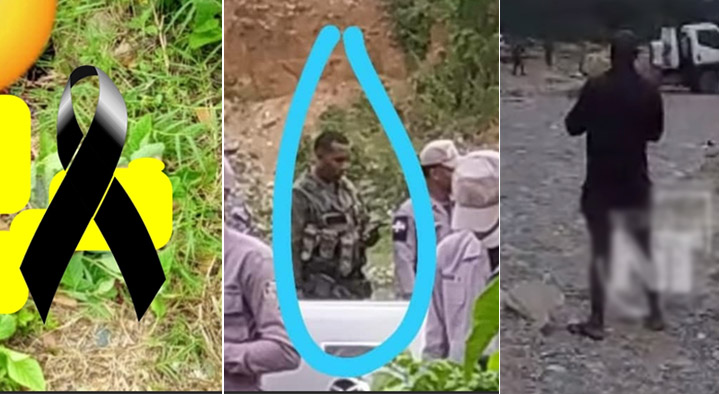 Agente de medio ambiente ultima hombre en San Cristóbal .