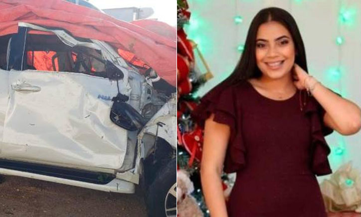 Joven odontóloga muere al caer camioneta por un puente en Mao