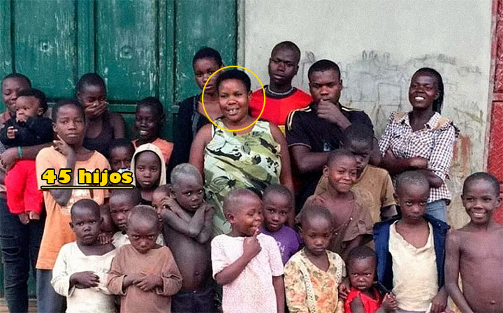 Mujer con 40 años tiene 45 hijos; es considerada la más fértil del mundo