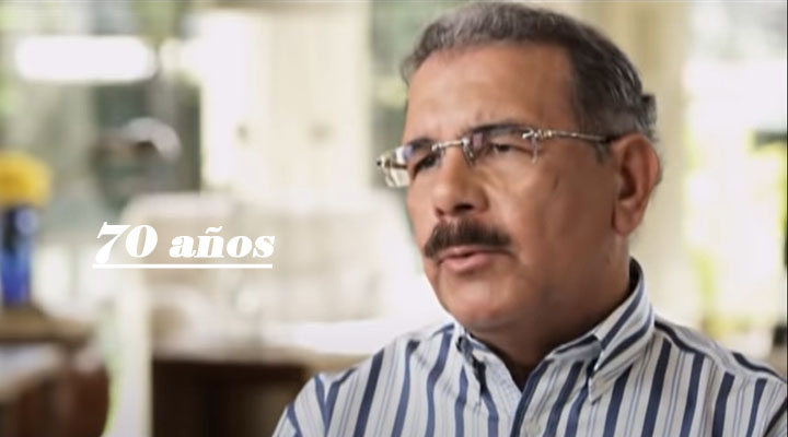 El expresidente Danilo Medina cumple hoy 70 años