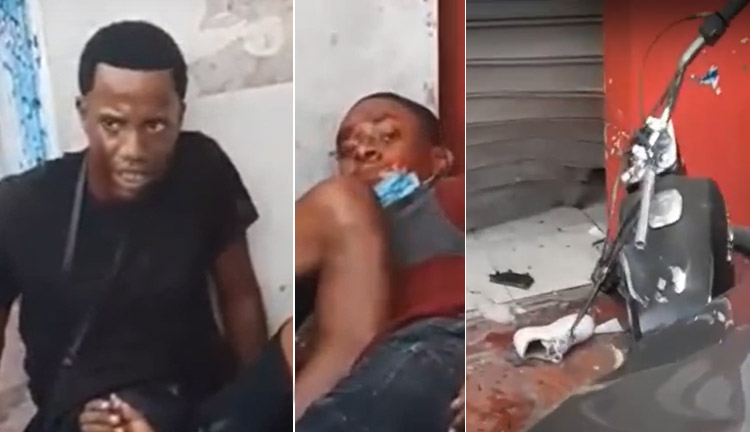 Delincuentes son embestidos por victima después de atracarlos