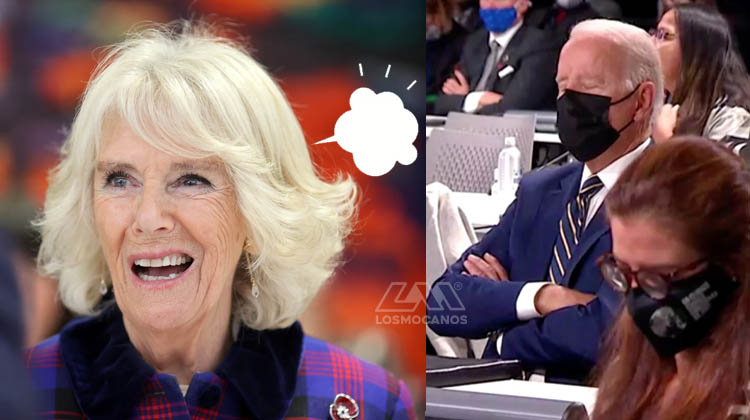 Camilla Parker Bowles no puede dejar de hablar sobre el 'pedo largo' de Joe Biden