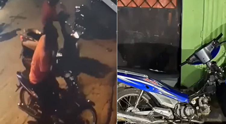 Robaron motor y cuatro días después lo dejaron frente a la casa del propietario