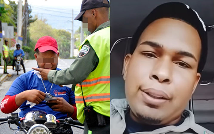 Agente de Digesett le pone multa a empleado de Edeeste y luego ocurre lo inesperado