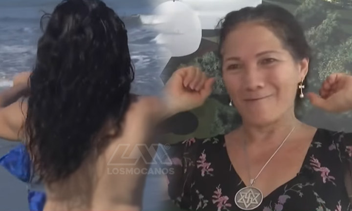Mujer se pasea sin ropa por orden de los extraterrestres