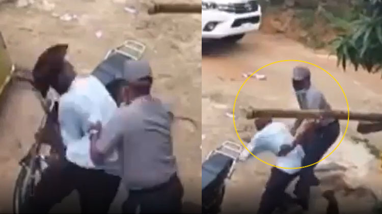 Denuncian agente de la policía por estrellar anciano contra un motor en Samaná