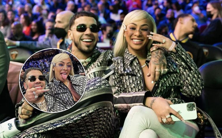 Yailin acompaña a Anuel AA al Juego de Estrellas de la NBA