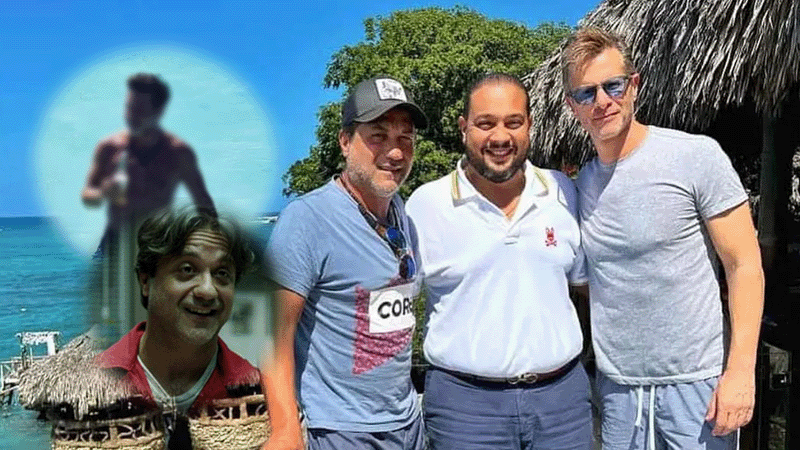 'Arturito' personaje de la casa de papel en playas dominicanas