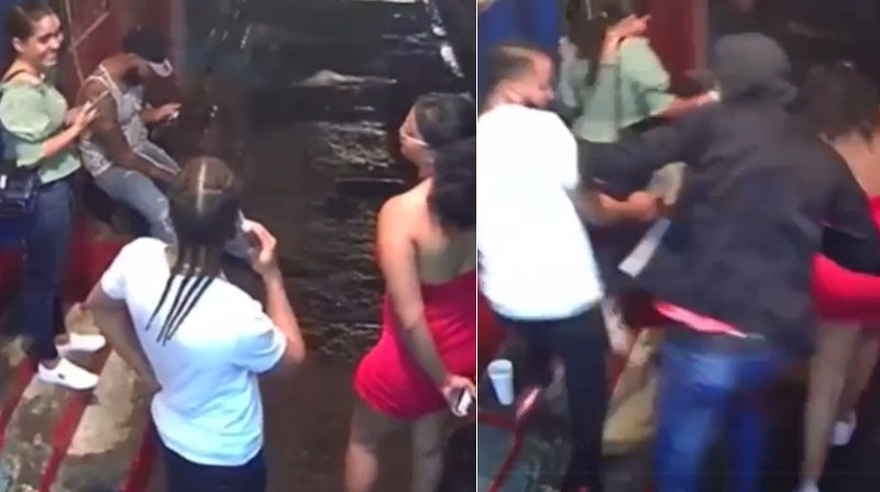 Desconocidos armados atracan un grupo de jóvenes en plena vía