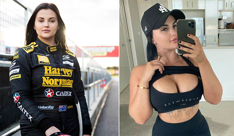 Esta piloto dejó el automovilismo para dedicarse a OnlyFans