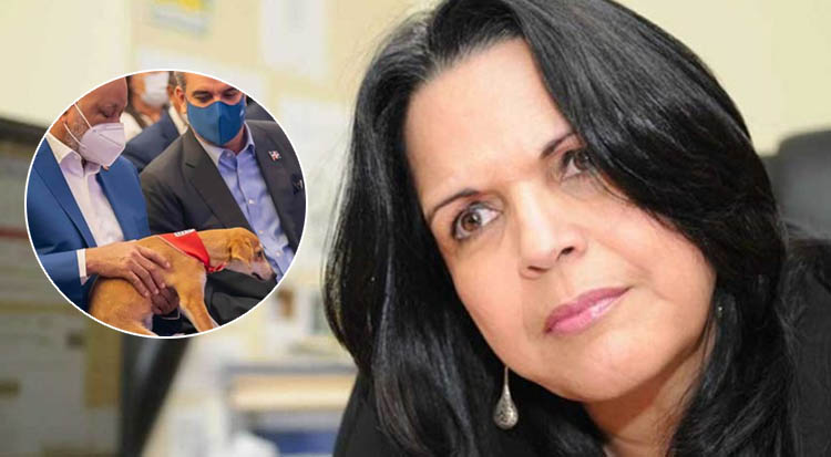 La reacción de Minou Tavárez Mirabal tras conocer perritas llevan nombre de su madre y tías