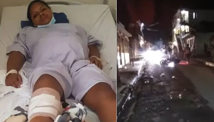 Mujer embarazada en estado delicado tras recibir disparo en una pierna