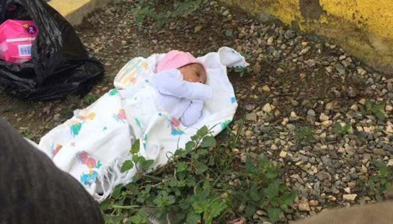 Encuentran niña abandonada en Esperanza