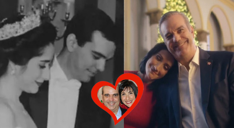 El presidente Abinader y Raquel Arbaje celebran hoy sus 27 años de casados