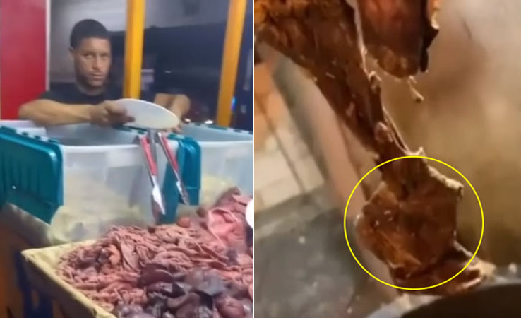 Dueño de fritura con “gusanos” se defiende