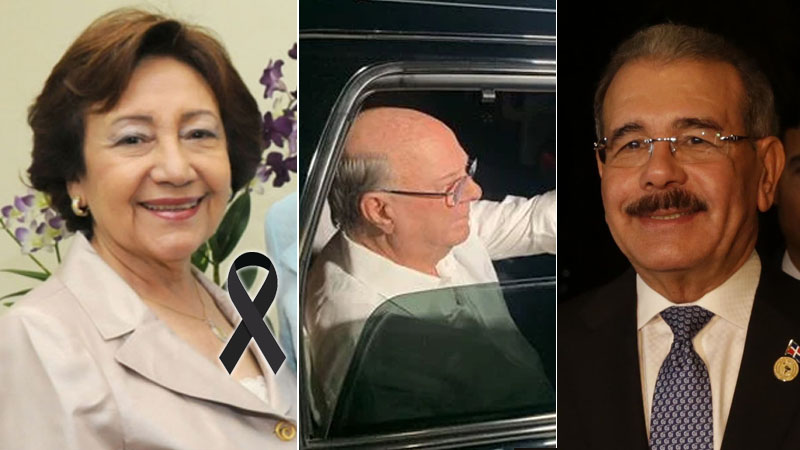 Danilo Medina pide oraciones por su amigo Hipólito y sus hijos tras la muerte de doña Rosa