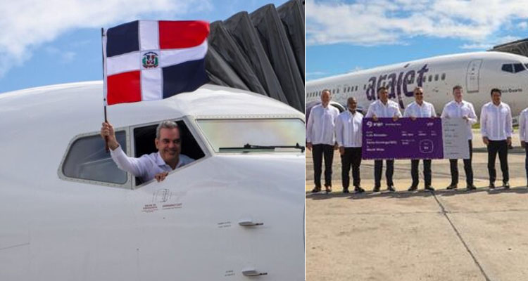 Presidente Luis Abinader inaugura nueva aerolínea dominicana ARAJET