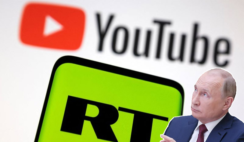 YouTube bloquea canales de medios estatales rusos en todo el mundo