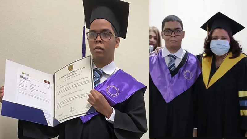 RD gradúa de comunicador al primer autista; a su vez primero en Latinoamérica
