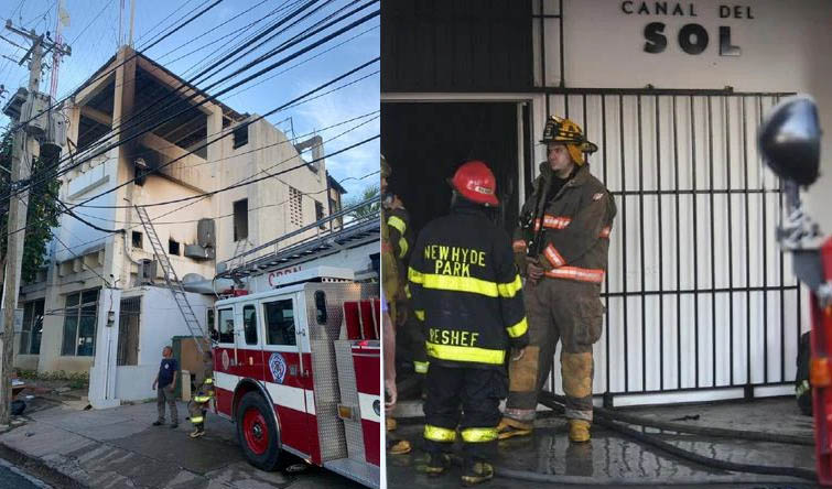 Uno de los afectados por incendio en canal TV 'Dios mío, no me dejes morir aquí'