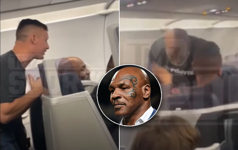 Mike Tyson golpea a un pasajero que lo molestaba en un avión