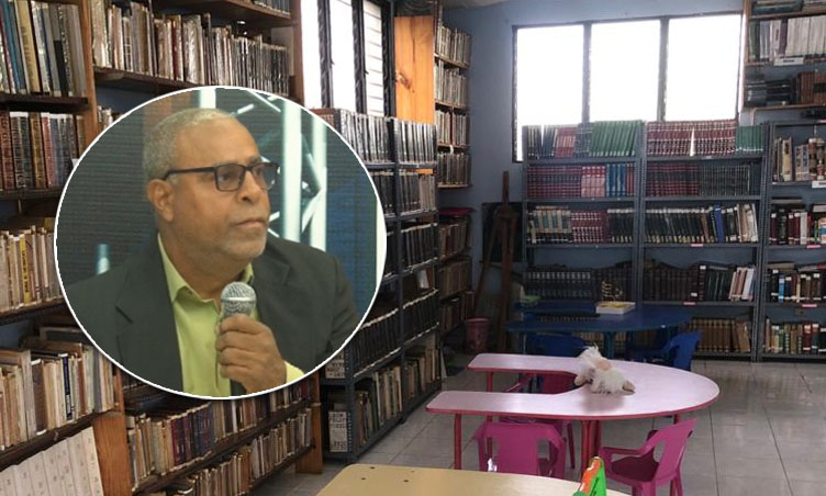 Activista cultural, denuncia biblioteca municipal de Moca esta convertida en 'un almacén de libros viejos'