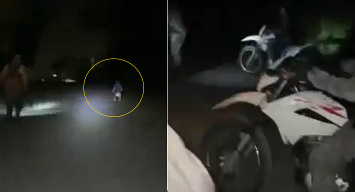 Policías se llevaron tremendo susto cuando patrullaban en Los Mina