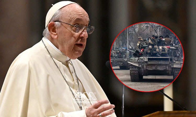 El papa cuestiona si se está haciendo lo posible para la paz en Ucrania
