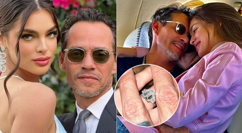 Marc Anthony se compromete con Nadia Ferreira