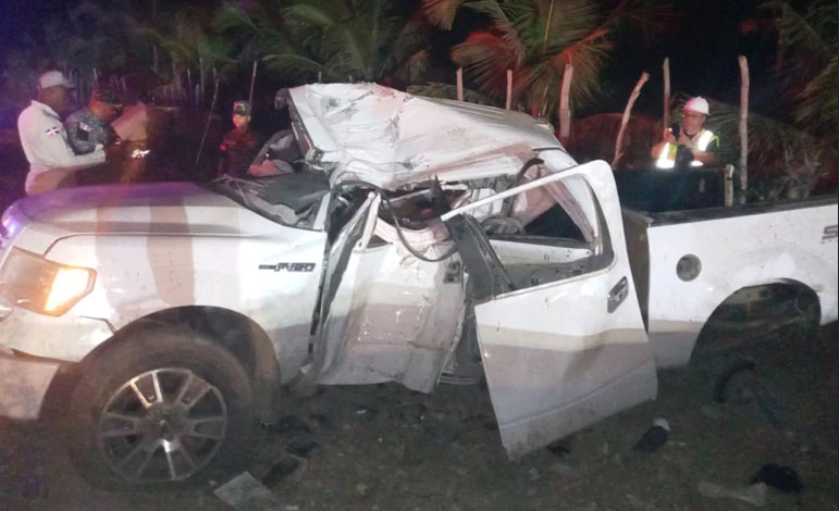 tras accidente en Azua