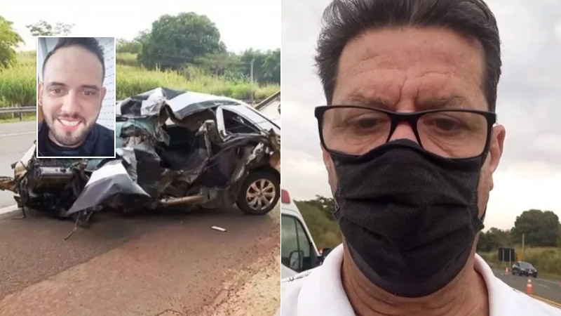 Periodista acude a cubrir un accidente de tráfico y se entera en directo que el fallecido es su hijo