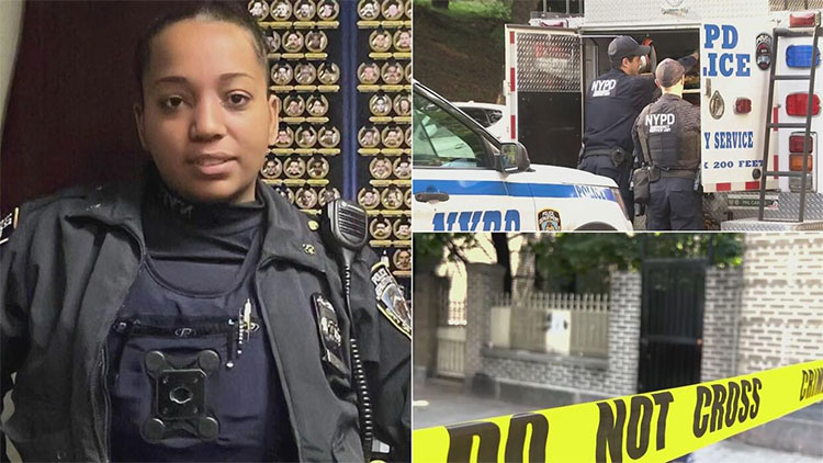 Último adiós para la dominicana Arianna Reyes-Gómez, policía asesinada por su exesposo en NY