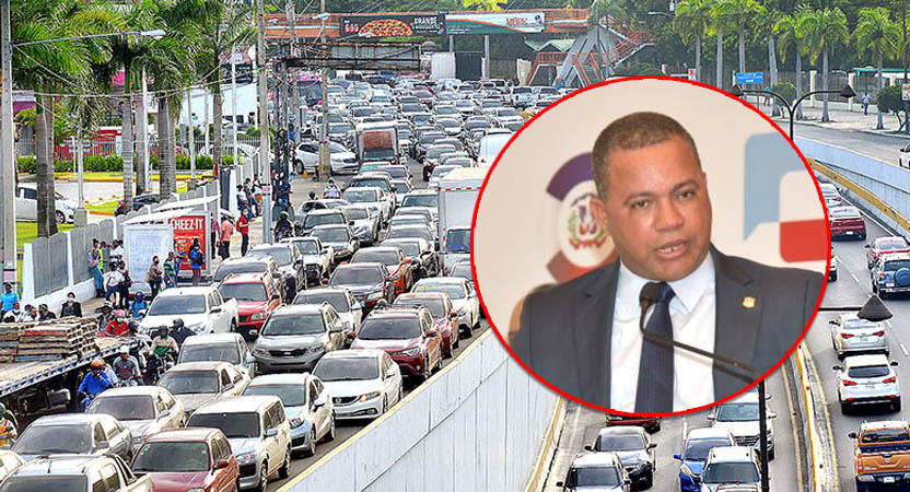 Director del Intrant asegura que los tapones en la ciudad son causado por los conductores