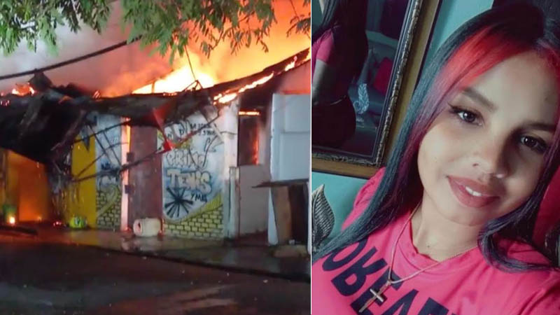 Mujer prende fuego a un colmado por celos en Moca