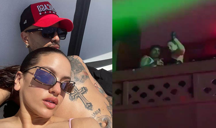 Rosalía le hace sensual baile a su novio Rauw Alejandro