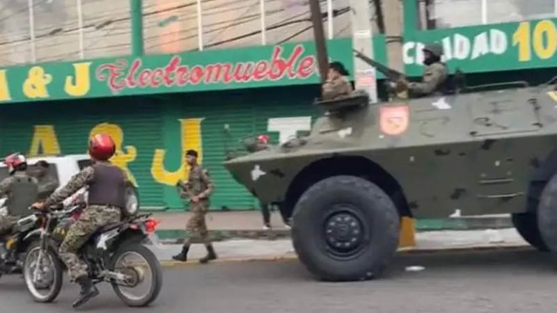 Tanqueta de guerra regresa al Capotillo
