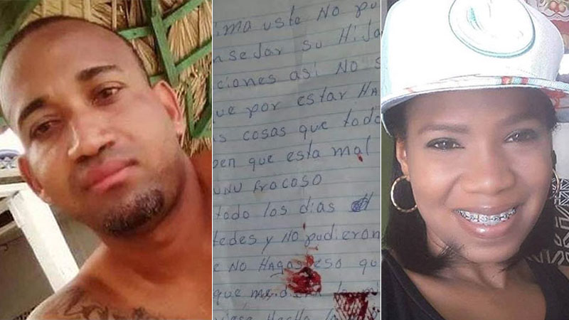 Hombre ultima a su expareja, luego se suicida y deja carta explicando las razones