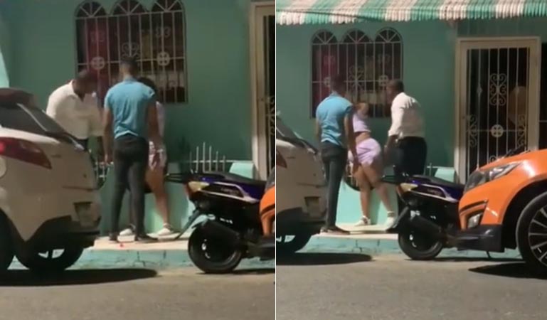 Hombre agrede a una mujer en Villa Altagracia