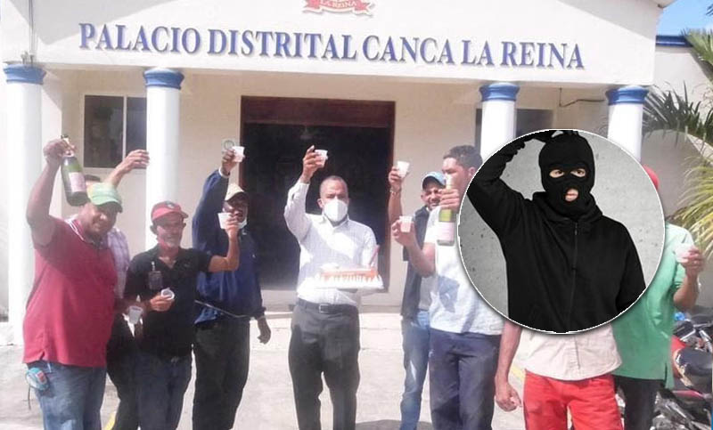 Roban de Junta Distrital de Canca la Reina, más de 400 pesos y una arma de fuego