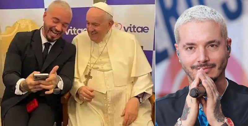 J Balvin visita al papa Francisco 'Estoy seguro de que le gusta el reguetón'