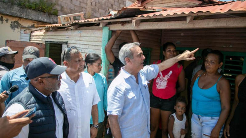 ayudar afectados en la provincia Samaná
