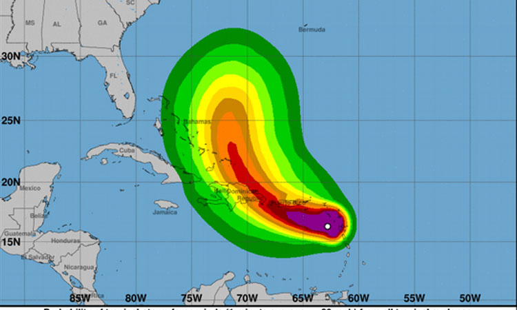 Todas las provincias en RD están bajo alerta meteorológica por tormenta Fiona