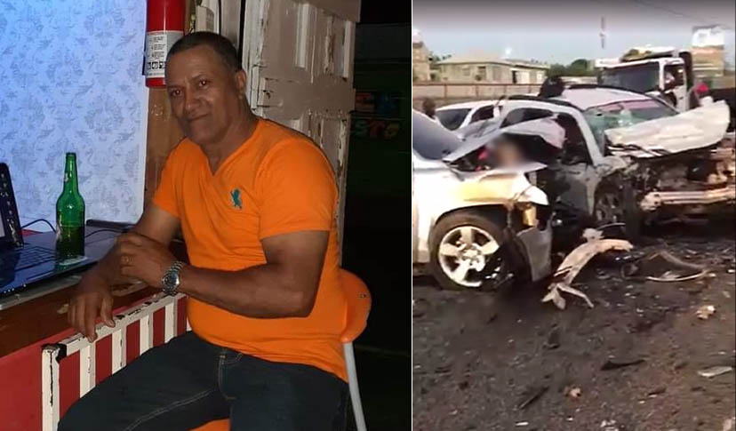Hombre pierde la vida en accidente carretera de salida Bani-Santo Domingo.
