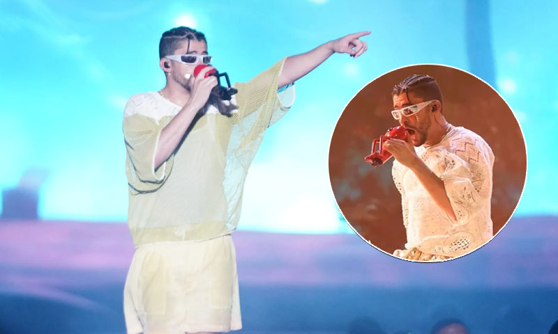 Bad Bunny concluye su presentación en República Dominicana con gran éxito