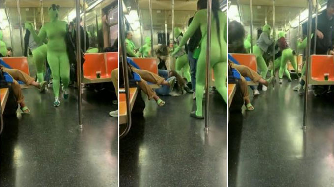 La pandilla femenina "duendes verdes" ataca a usuarios en el metro de Nueva York