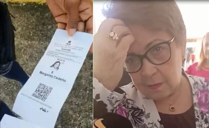 Mesa de votación solo imprimía votos a favor de Margarita Cedeño en Villa Mella; Alejandrina dice 'Si hay que anular esa mesa se anula y se acabó'
