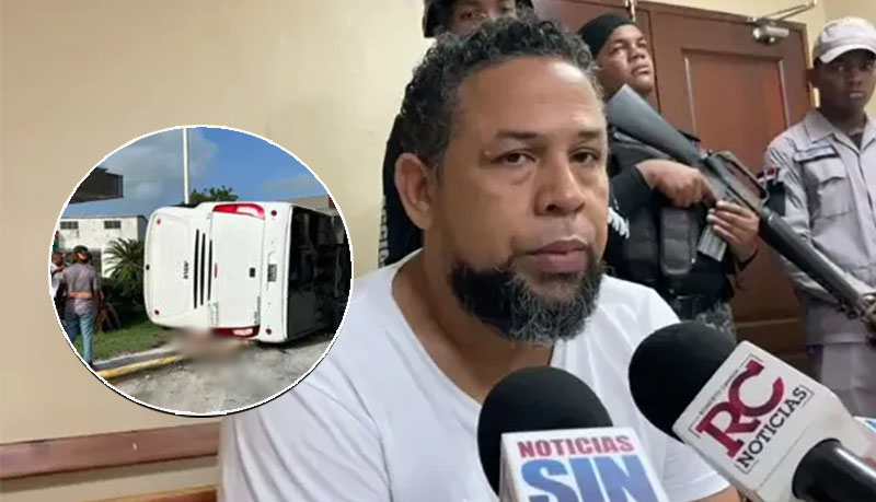 Chofer de autobús accidente en Bávaro ‘Los fiscales están mintiendo’