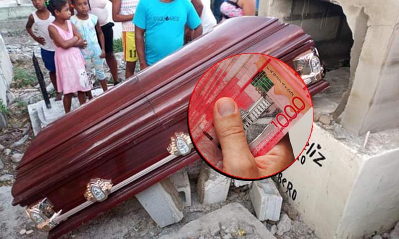 Profanan tumba para robar $2 mil pesos a difunto pidió sean puesto en su bolsillo en Cabral