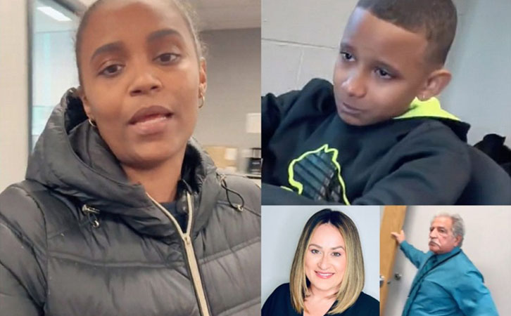Madre dominicana dice hijo fue expulsado de escuela en NJ después de abrazar una compañera
